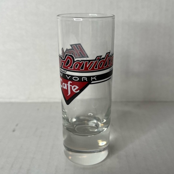 Harley Davidson Cafe‎ New York Tall Shot Glass Motorcycles 4” H - Picture 5 of 7